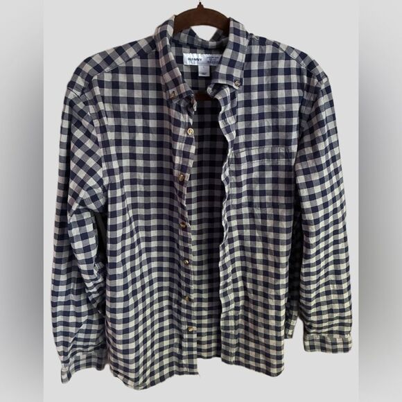 Old Navy Other - Old Navy Grunge CabinCore Men's Black and White Checkered Shirt CabinCore